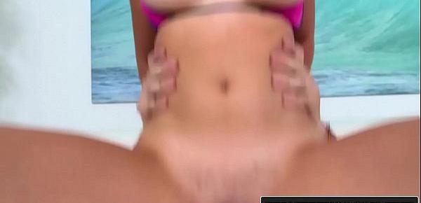  Bikini babe (Shae Summers) shows off her big natural tits - Reality Kings